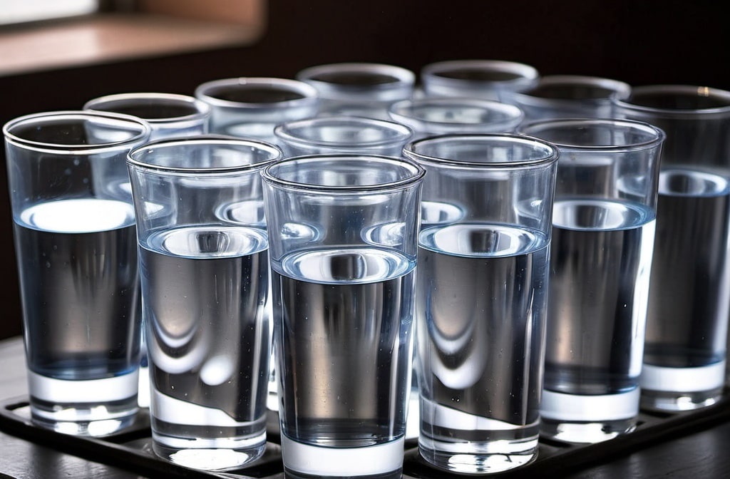 Average daily water intake