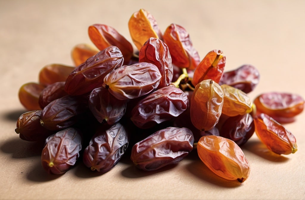 Dried grapes healthy snack