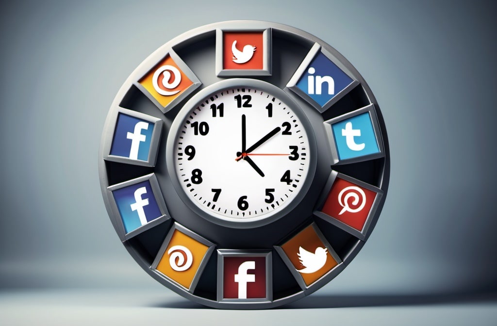Limit social media use - facebook, pinterest, linkedin, twiter